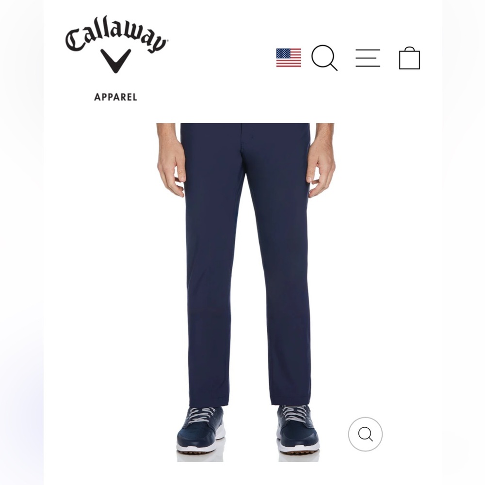 Callaway Men's Sky indigo Blue color Dress Pants size 32/30 new